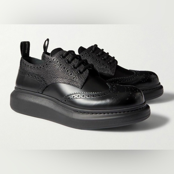 Alexander McQueen Other - Alexander McQueen Hybrid Lace Brogue Platform Lace Sneaker size 43/US10 $690